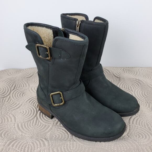 UGG MOTO BOOTS. SZ 5.5 sz 5 - Picture 1 of 7